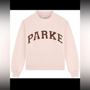 PARKE Women's Pink Crewneck Sweatshirt
